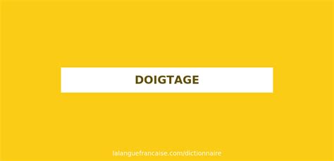 doigtage|Doigtage — Wikipédia.